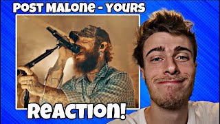 THIS IS BEAUTIFUL Post Malone  Yours  REACTION [upl. by Ahsik422]