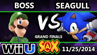 SX  VGz  Seagull Sonic Vs Boss Luigi SSB4 Grand Finals  Smash 4  Smash Wii U [upl. by Brennen]