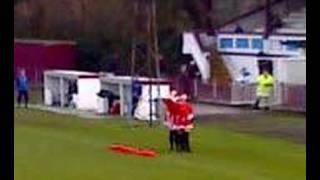 Mrs Santa at Hastings Utd V Billericay Town FC [upl. by Gombach460]