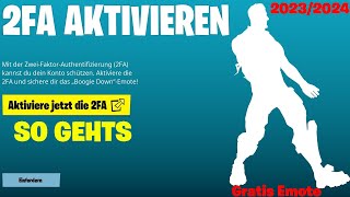 2FA AKTIVIEREN XBOXPS4PCMOBILE Gratis Emote Einfach Erklärt [upl. by Artima712]