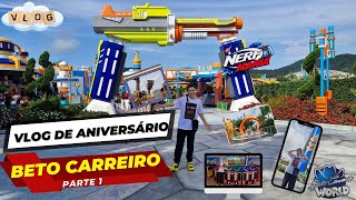 VLOG de ANIVERSÁRIO no BETO CARREIRO parte1 vlog funny funnyvideo funnymoments diy pov [upl. by Manya739]