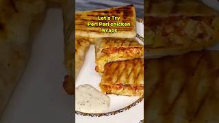 How to make Delicious Chicken WrapsPERI PERI Chicken Wraps recipeQuick and easyshortsViral [upl. by Anirual]