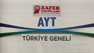 Zafer Yayınları Türkiye Geneli AYT Fizik Soru Çözümleri yks2021 [upl. by Drewett]