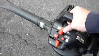 Craftsman 24cc hand operated leaf blower [upl. by Yralam]