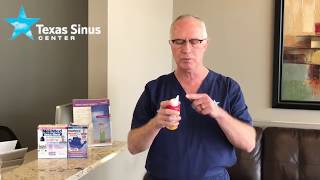 How To Use Saline Nasal Rinses NeilMed Nasa Flo [upl. by Jocelyne869]