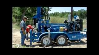 RockBuster R100 Portable Water Well Drilling Rig [upl. by Ahsinyd]