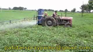 Patidar Spray Pump Tractor Sprayer [upl. by Fagaly]