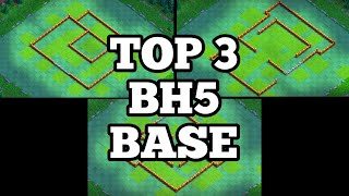 New BEST BH5 BASE TROPHY Base Link 2023 Top3 Clash of Clans  Builder Hall 5 Top Base BH5 [upl. by Aneekan328]