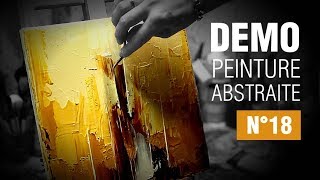 🎨 Demo peinture acrylique au couteau n°18 [upl. by Polinski]