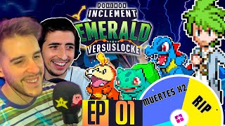 💥EMPIEZA💥 EL VERSUSLOCKE MÁS ÉPICO DE LA HISTORIA  Pokémon Inclement Emerald Versuslocke 1 [upl. by Anuala]