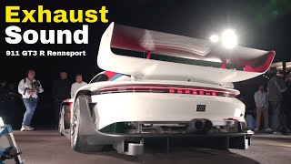 Porsche 911 GT3 R Rennsport Exhaust Sound [upl. by Gombosi]