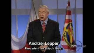 Najnowszy spot Andrzeja Leppera   Andrzej Lepper [upl. by Wellington]