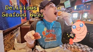 We Tried Angry Crab Shack Seafood Boil [upl. by Hoashis446]