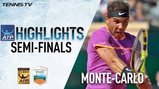 Highlights Nadal RamosVinolas Set Up Spanish Final At MonteCarlo 2017 [upl. by Ortensia]