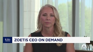 Zoetis CEO Kristin Peck on Q1 earnings [upl. by Llewej]