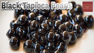 How to Cook Black Tapioca Pearls  Boba Pearls  KitcheNet Ph [upl. by Aener]