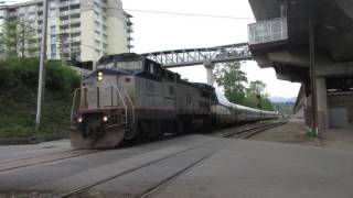 Amtrak Past Sapperton [upl. by Aitsirt]