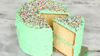 How To Make Vanilla Cake  Moist and Soft Vanilla Cake  The Best Vanilla Cake [upl. by Nnednarb]