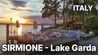 SIRMIONE  LAKE GARDA  Italy  LAGO DI GARDA Complete Tour 2023 [upl. by Aniara]