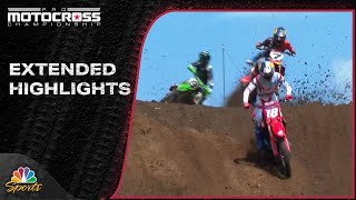 Pro Motocross EXTENDED HIGHLIGHTS Round 11 at Ironman  82623  Motorsports on NBC [upl. by Mei]