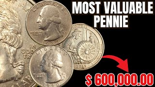 quotTop 5 Most Valuable Pennies US Worth Millions You Have These [upl. by Jarietta641]