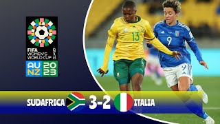 SudafricaItalia  Mondiali calcio femminile 2023 [upl. by Allerbag]