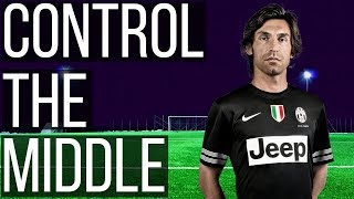 How To Control The Midfield In Soccer Like Andrea Pirlo  Thank You Il Metronomo [upl. by Anwahsed]