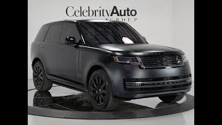 2023 LAND ROVER RANGE ROVER SE SPECIAL PALATE LIGURIAN SATIN BLACK EXTERIOR FINISH [upl. by Ozneral]