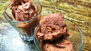 CARA BUAT AISKRIM COKLAT HOMEMADE HANYA 4 BAHAN [upl. by Trebled]