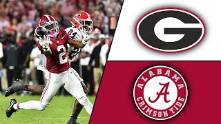 Alabama’s Highlights vs Georgia  2024 CFB [upl. by Luemas]