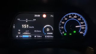 Nissan Leaf II 40 kWh 0  Top Speed acceleration [upl. by Ennaoj]