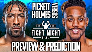 UFC Fight Night Jamie Pickett vs Joseph Holmes Prediction [upl. by Denoting477]