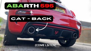 BEST Abarth 595 Exhaust Sound [upl. by Alyel]