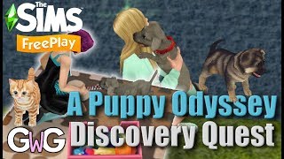 The Sims Freeplay A Puppy Odyssey Quest [upl. by Nealah914]