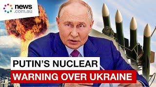 Putin issues a nuclear warning to the West over Ukraine [upl. by Refannej]