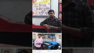 Plotbot Pro Laser Cutting Machine Feedback  Prapakar from Chennai shorts [upl. by Anallese]