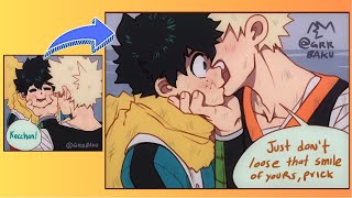 bakudeku  Deku Break the Ice with Kacchan english comic Dub [upl. by Enirehtahc]