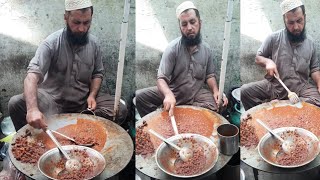 Peshawari Tawa Lobia  Peshawar Street food Pakistan street food in peshawar  Pakistani cooking [upl. by Tye]