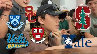 college decision reactions 2021 yale stanford harvard  more [upl. by Llemart]