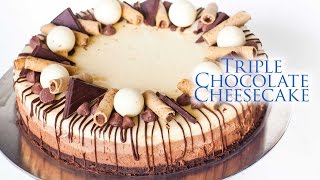 Triple Chocolate Cheesecake [upl. by Tomi747]