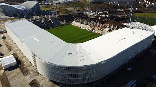 103 Budowa stadionu Wisły Płock  12022022 [upl. by Hctub]