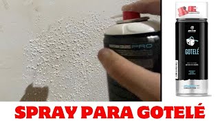 como hacer gotelé estuco estocado con el Nuevo spray mtn reparar gotele [upl. by Acinad985]