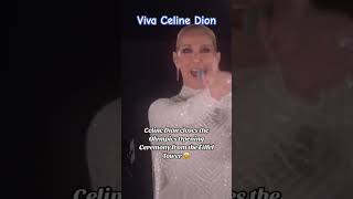 Celine Dion closes the Olympics Ceremony in Paris 2024 subscribe youtubeshorts celinedion shorts [upl. by Dode]