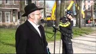 Toespraak Rabbijn Heintz in Den Haag tegen labeling en boycott of Israel [upl. by Airan774]