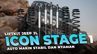 Kapan lagi dapet barang mewah tapi hemat  Lift Kit Icon Stage 1 Jeep JL 2024 Rubicon [upl. by Nodnas500]