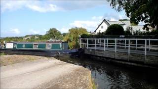 Opening Swing Bridge at Hest Bank Lancaster Canal [upl. by Boni]