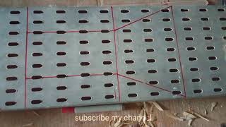 23 cm to 10 cm making reducer cable tray [upl. by Hajed872]