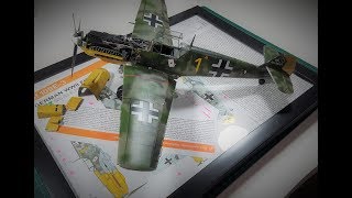 Eduard 132 Bf 109E3 Part 2 Engine and fuselage [upl. by Sillsby]