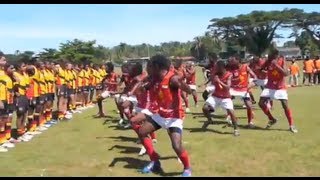 Aboriginal vs PNG Prematch confrontation [upl. by Peale45]