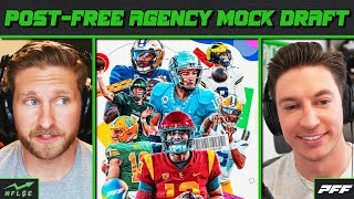 2ROUND POST FREE AGENCY MOCK DRAFT PLUS MINHOU TRADE  NFL Stock Exchange [upl. by Adriaens31]